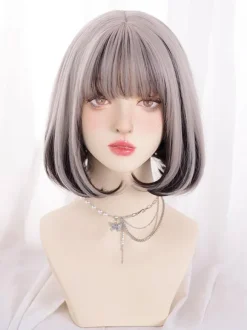 14 Inches Lolita Wig Highlighting Hair Heat-resistant Fiber As Image Lolita Accessories