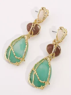 Acrylic Teardrop Shaped Earrings For Women 2026