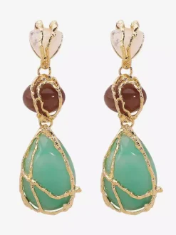 Acrylic Teardrop Shaped Earrings For Women 2026