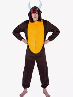 Adults Animal Kigurumi Onesie Pajamas Adult's Deep Brown Polyester Jumpsuit Costumes