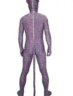 Animal Zentai Suits Red Leopard Lycra Unisex Zentai Suits