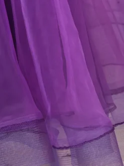 Ballroom Dance Costumes Purple Women's Lycra Spandex Set Dance Dress