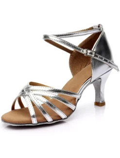 Ballroom Dance Shoes Latin Dance Shoes Satin Cirss Cross Ballroom Shoes For Women
