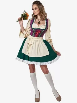 Bavarian Beer Girl Retro Holidays Costumes