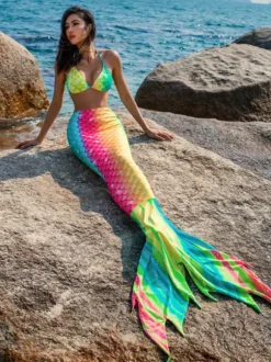 Bikini Set For Women Mermaid Summer Beach Swimwear