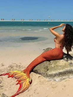 Bikini Set For Women Mermaid Summer Beach Swimwear