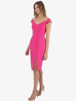 Birthday Party Dresses Off-Shoulder High-slit Short Dress