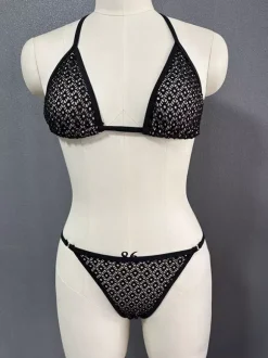 Black Bikini Pool Party Sexy Beach Swimsuit For Women 2026