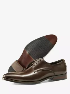 Black Dress Shoes Men's Round Toe Lace Up Shoes
