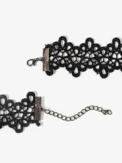 Black Gothic Wedding Necklaces Black Round Brilliant Wedding Necklace