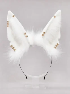 Black Lolita Accessories Animal Ears Polyester Fiber Miscellaneous