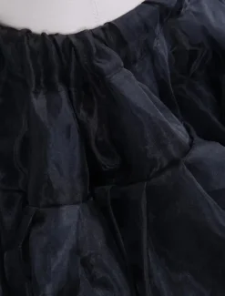Black Organza A-line Lolita Petticoat