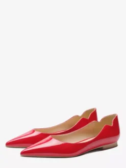 Black Ballet Flats Women's Pointed Toe Slip On Casual Shoes