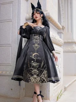 Black Gold Lolita Accessories Accessory Miscellaneous