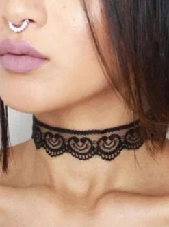 Black Gothic Wedding Necklaces Black Wedding Necklace