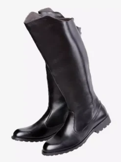 Black Men's Riding Boots Round Toe Military Boots
