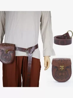 Black Steampunk Costume Men's Accessory Grommets