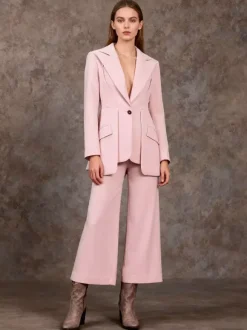 Blazer For Women Chic Cut Out Long Sleeves Outerwear
