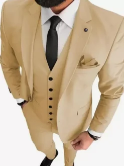 Blazers & Jackets Men's Casual Suits Plaid Business Casual Green Attractive Men's Casual Suits