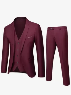 Blazers & Jackets Men's Casual Suits Chic Hunter Green Black Cool Casual Suits For Men