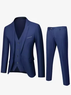 Blazers & Jackets Men's Casual Suits Chic Hunter Green Black Cool Casual Suits For Men