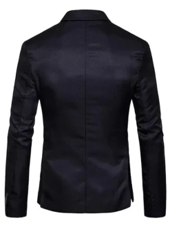 Blazers & Jackets Men's Casual Suits Business Casual Green khaki Attractive Men's Casual Suits