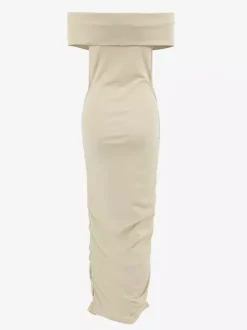 Bodycon Dress Off-Shoulder Slim Fit Elegant Semi-formal Party Ruched Maxi Dress For Women 2026