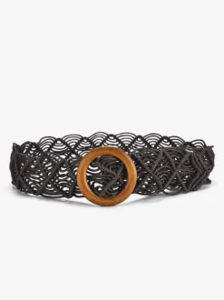 Bohemian Belt Cutout Ring Detailed Chic Belts
