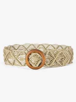 Bohemian Belt Cutout Ring Detailed Chic Belts