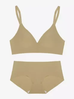 Bridal Lingerie Casual Lingerie Nude 2-Piece Adult's Bra Panty Sets