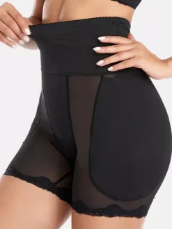 Bridal Lingerie High Waisted Lingerie Shapewear Black Tummy Control Slimming