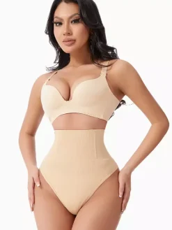 Bridal Lingerie Lingerie Shapewear Black Postpartum Thong Bodysuit Seamless High-Waisted Shaper Tummy Control Butt Lift Plus Size Recovery Girdle