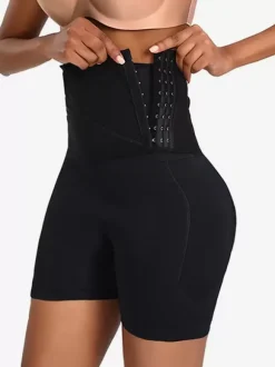 Bridal Lingerie Plus Size Shapewear Nude Front Button Butt Lifter High Waist Trainer Body Shaper