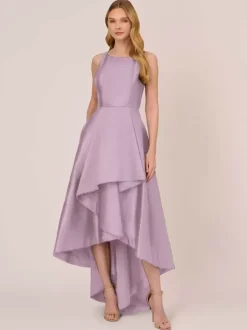 Bridal Mother Dress Jewel Neck Sleeveless A-Line Ruffles Irregular Wedding Guest Dresses