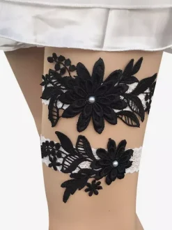 Bridal Lingerie Accessories Party White Lace Garter For Women