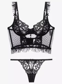 Bridal Lingerie Bridal Lace Underwear Bra And Pantie For Woman 2-Piece Lingerie