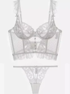 Bridal Lingerie Bridal Lace Underwear Bra And Pantie For Woman 2-Piece Lingerie