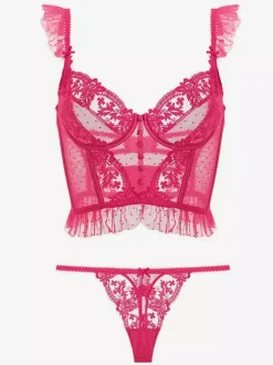 Bridal Lingerie Bridal Lace Underwear Bra And Pantie For Woman 2-Piece Lingerie