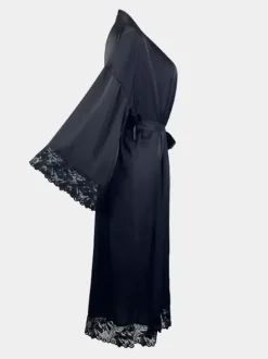 Bridal Lingerie Lace Silk Robes Oversized Lingerie Sleep Gown