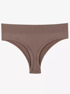 Bridal Lingerie Lingerie Panties Pure-Aesthetic Thong Women Seamless Invisible Mid-Rise Plus Size T-Back