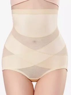 Bridal Lingerie Lingerie ShapewearHigh-Waisted Postpartum Shaping Panty Cross-Wrap Tummy Control Butt Lift For Women C-Section Recovery Girdle