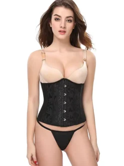 Bridal Lingerie Retro Jacquard Waist Training