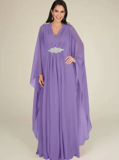 Bridal Mother Dress V-Neck Sleeveless A-Line Applique Wedding Guest Dresses