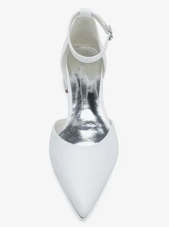 Bridal Shoes Bridal Flats PU Leather Pointed Toe