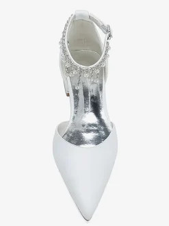 Bridal Shoes Bridal Flats PU Leather Pointed Toe