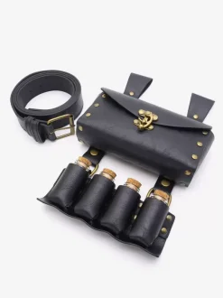 Brown Steampunk Costume Men's Accessory Grommets