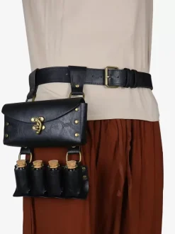 Brown Steampunk Costume Men's Accessory Grommets