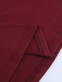Burgundy Sequin Women Halter Maxi Dress - Elegant Ruched Bodycon Backless Mermaid Gown - Prom Party Outfit 2026