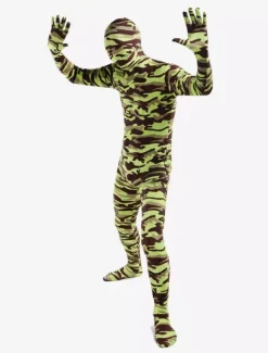 Camouflage Zentai Suits Fantastic Camouflage Lycra Spandex Full Body Zentai Suit