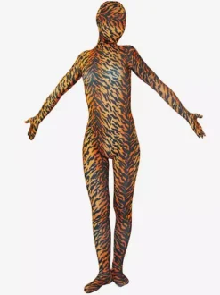 Camouflage Zentai Suits Tiger Skin Color Lycra Spandex Zentai Suit